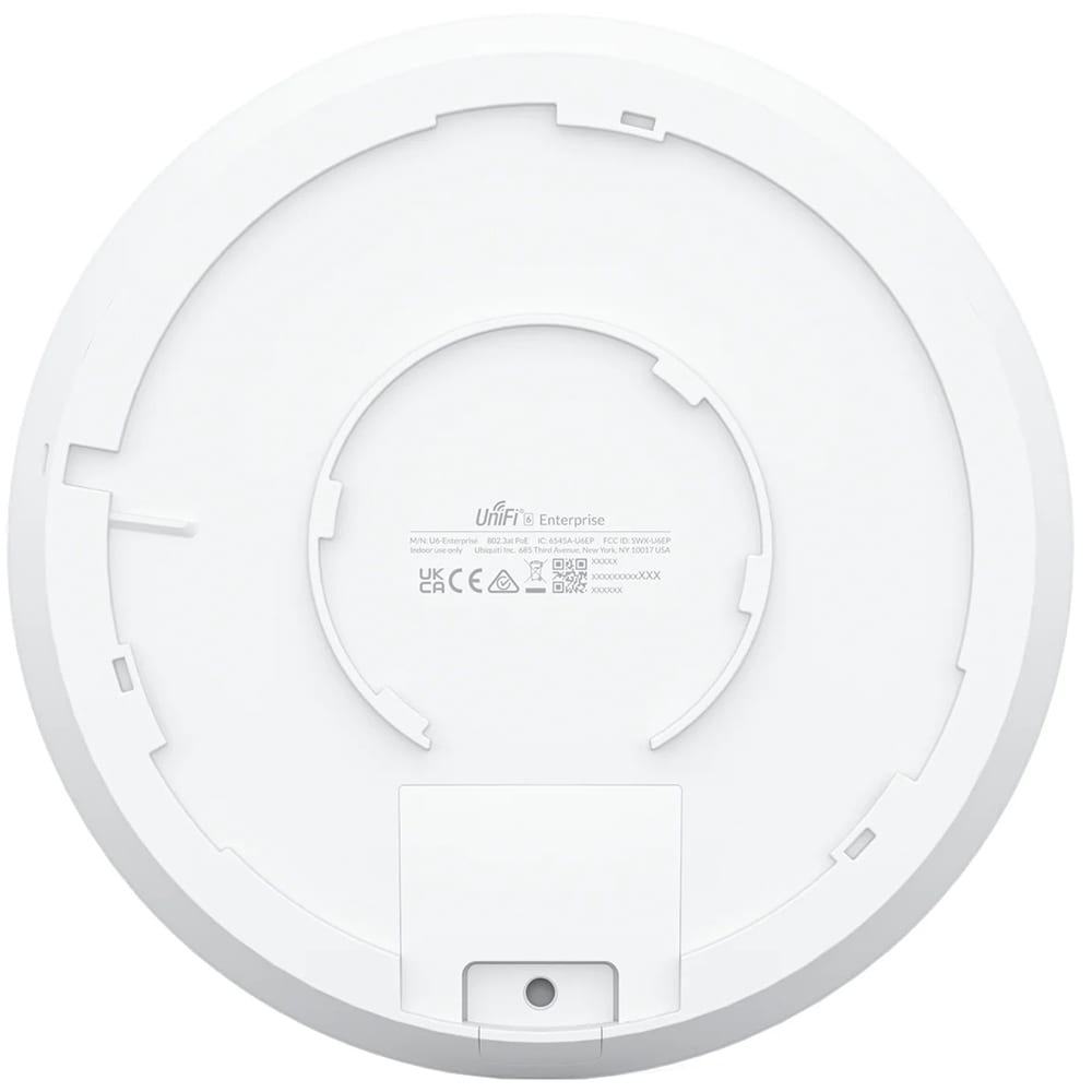 Wireless Access Point UBIQUITI U6 Enterprise, Tri-Band 573.5 + 4800 + 4800 Mbps, alb