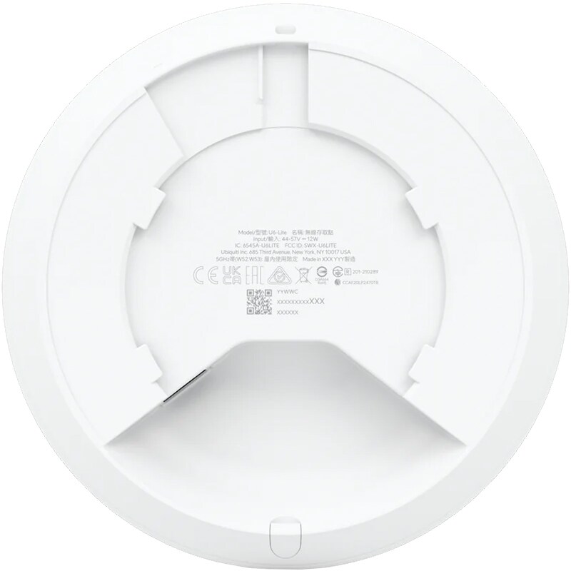 Wireless Access Point UBIQUITI U6 Lite, Dual-Band 300 + 1200 Mbps, alb