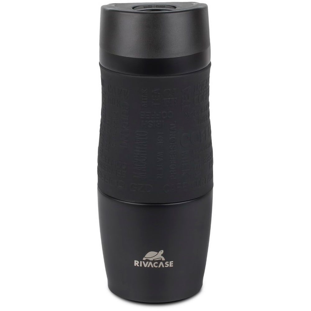 Termos RIVACASE 90345BM, 0.38l, inox, negru