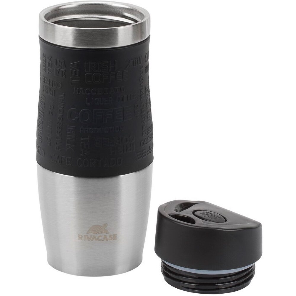 Termos RIVACASE 90346SL, 0.38l, inox, gri