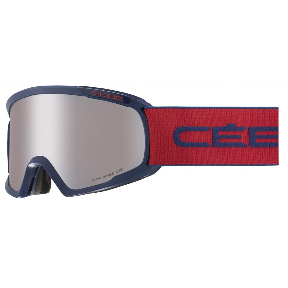 Ochelari ski CEBE Fanatic, rosu-albastru