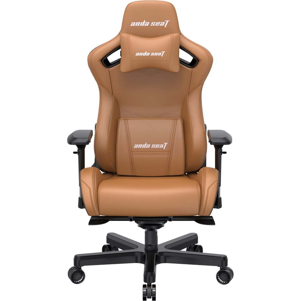 Scaun Gaming ANDA SEAT Kaiser 2 XL, piele ecologica, maro