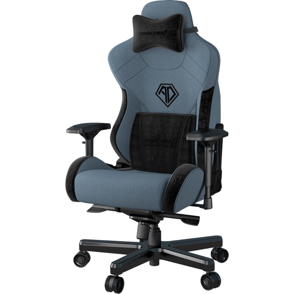 Scaun Gaming ANDA SEAT T-PRO 2 XL, textil, albastru