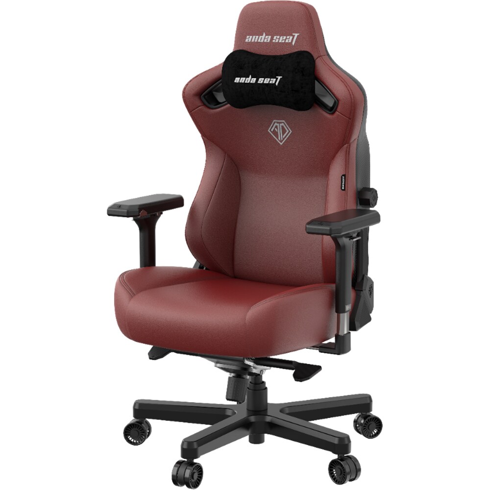 Scaun Gaming ANDA SEAT Kaiser 3 L, piele ecologica, visiniu