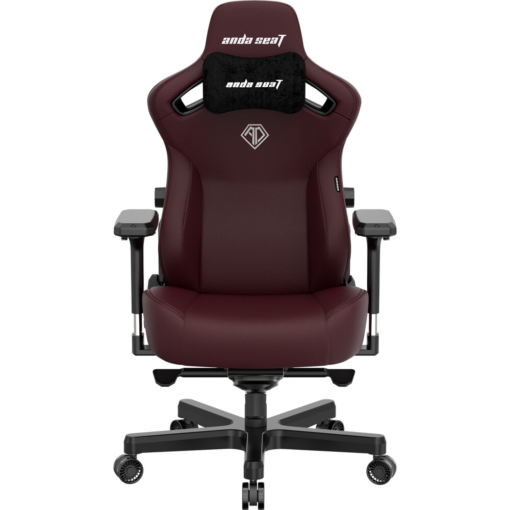 Scaun Gaming ANDA SEAT Kaiser 3 L, piele ecologica, visiniu