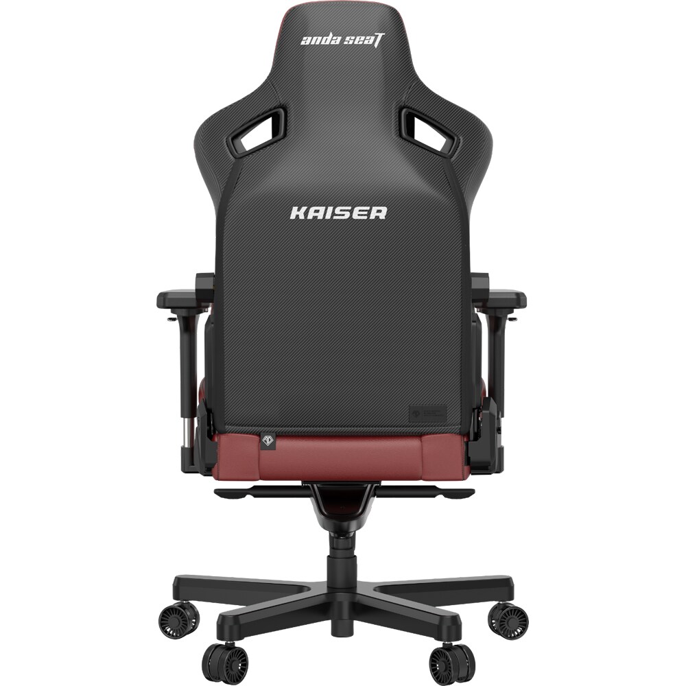 Scaun Gaming ANDA SEAT Kaiser 3 L, piele ecologica, visiniu