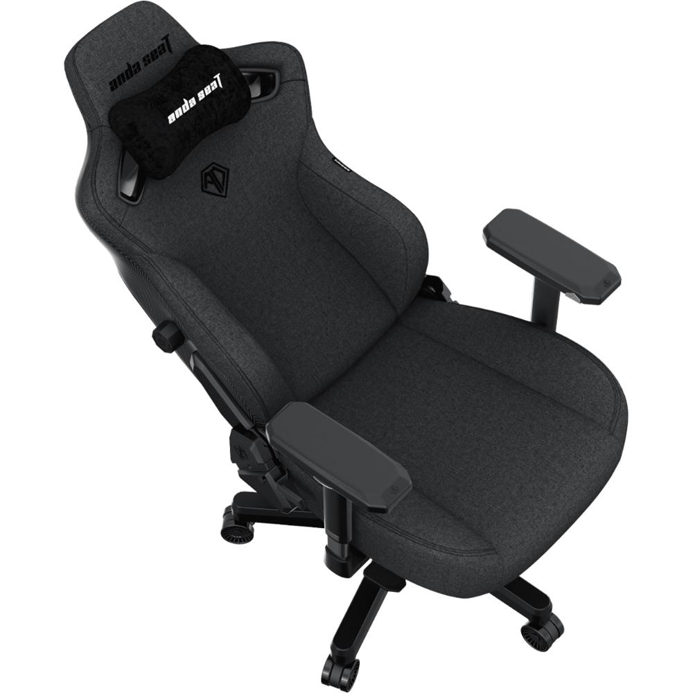 Scaun Gaming ANDA SEAT Kaiser 3 L, textil, gri inchis