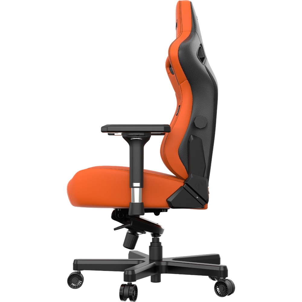 Scaun Gaming ANDA SEAT Kaiser 3 L, piele ecologica, portocaliu