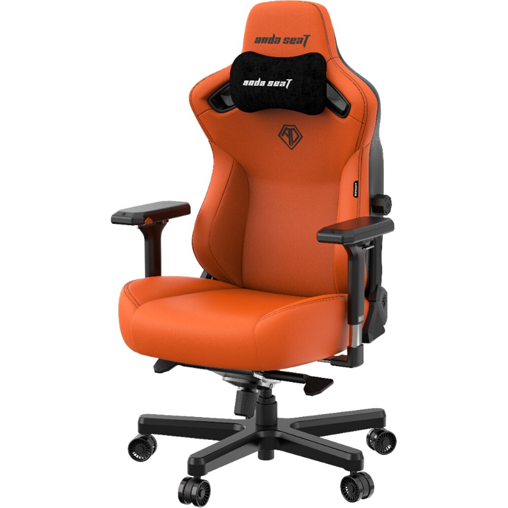 Scaun Gaming ANDA SEAT Kaiser 3 XL, piele sintetica, portocaliu