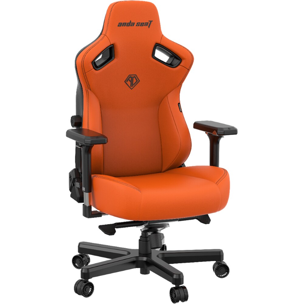 Scaun Gaming ANDA SEAT Kaiser 3 XL, piele sintetica, portocaliu