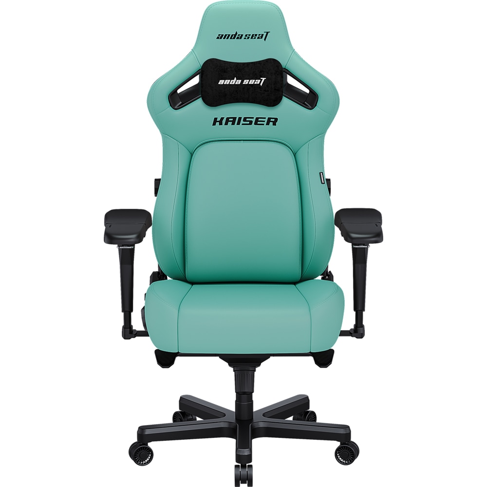 Scaun gaming ANDA SEAT Kaiser 4 L, piele sintetica, verde