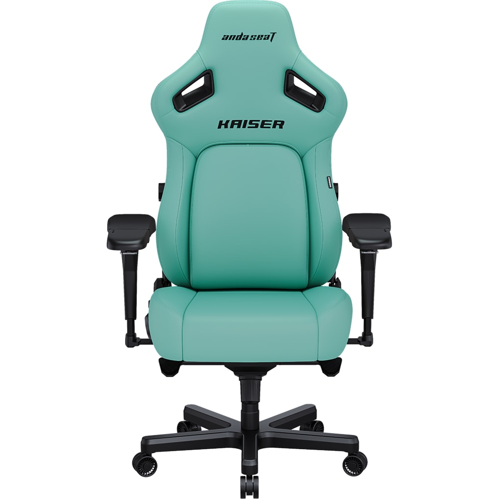 Scaun gaming ANDA SEAT Kaiser 4 L, piele sintetica, verde
