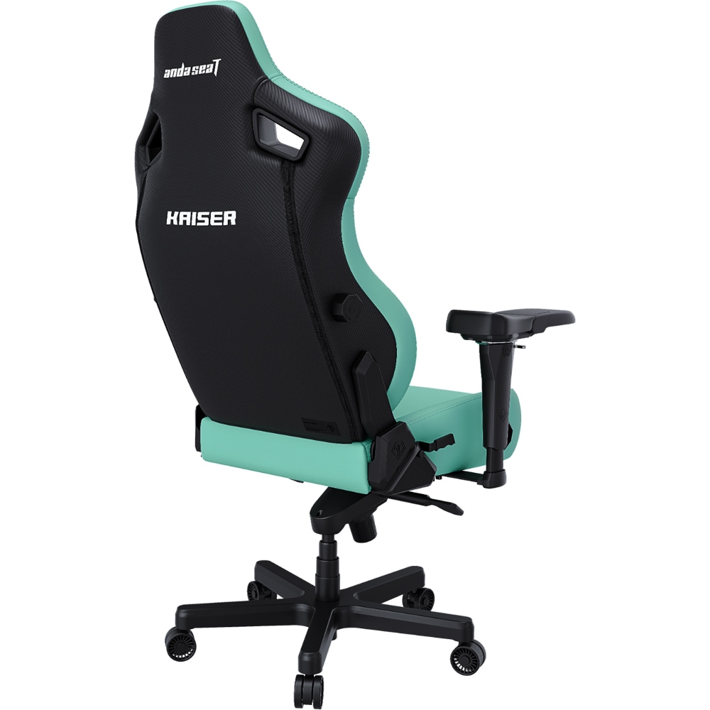 Scaun gaming ANDA SEAT Kaiser 4 L, piele sintetica, verde