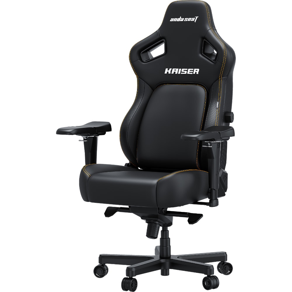 Scaun Gaming ANDA SEAT Kaiser 4 XL, piele sintetica, negru