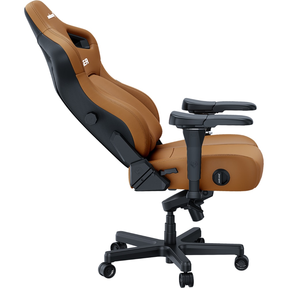 Scaun Gaming ANDA SEAT Kaiser 4 XL, piele sintetica, maro