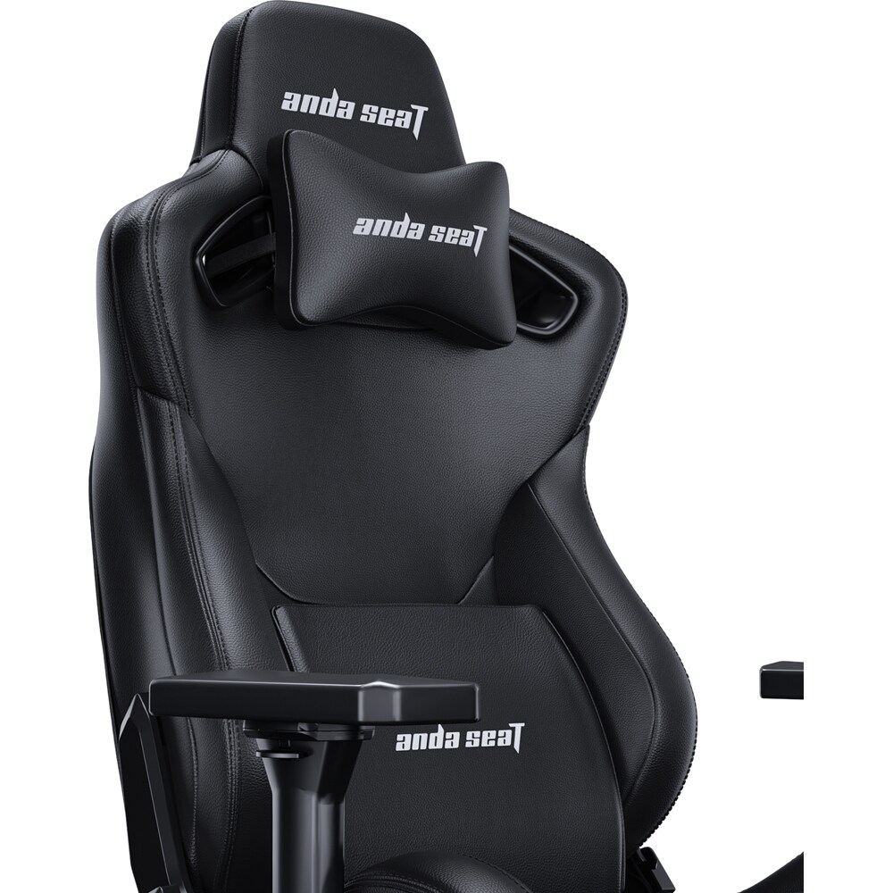 Scaun Gaming ANDA SEAT Kaiser 2 Frontier XL, piele sintetica, negru