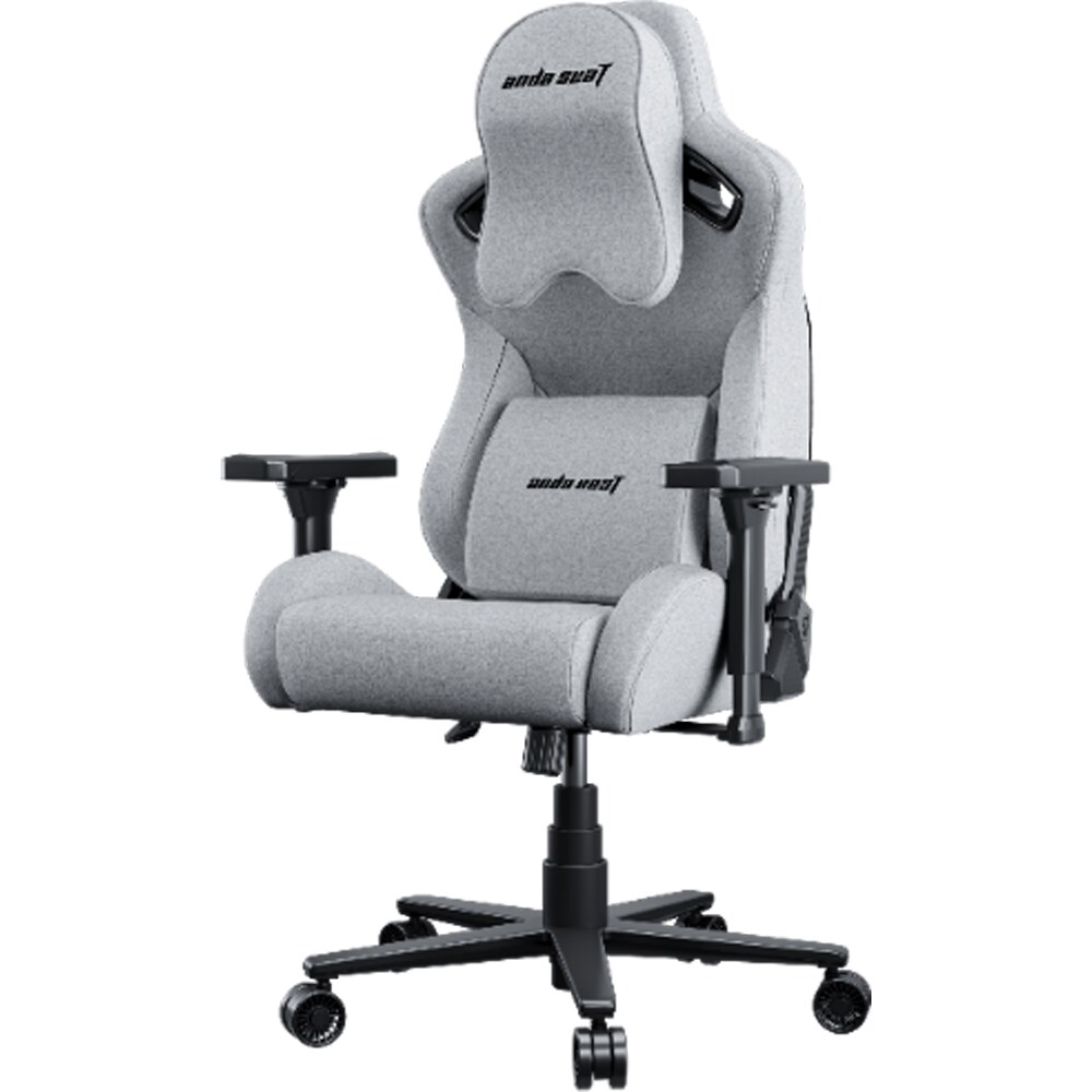 Scaun Gaming ANDA SEAT Kaiser 2 Frontier XL, piele sintetica, gri