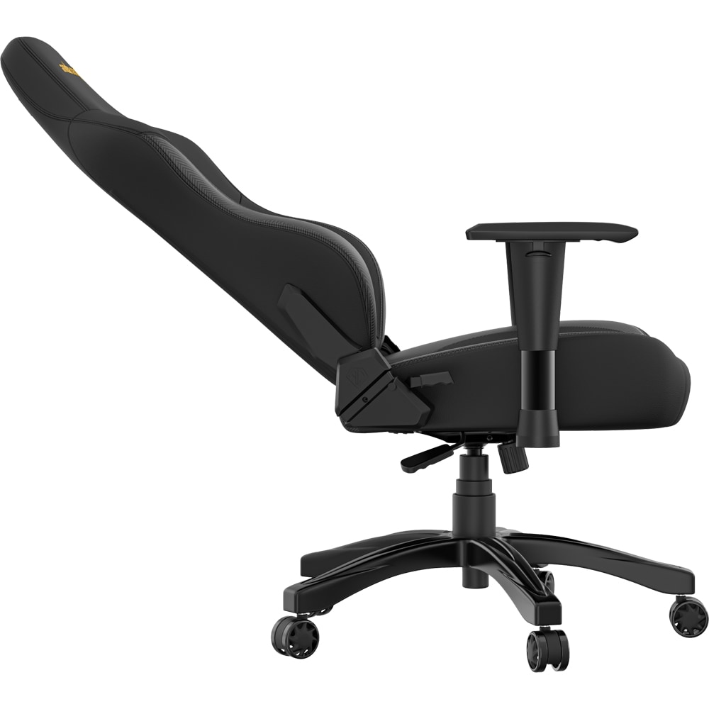 Scaun Gaming ANDA SEAT Phantom 3 L, piele sintetica, negru-auriu