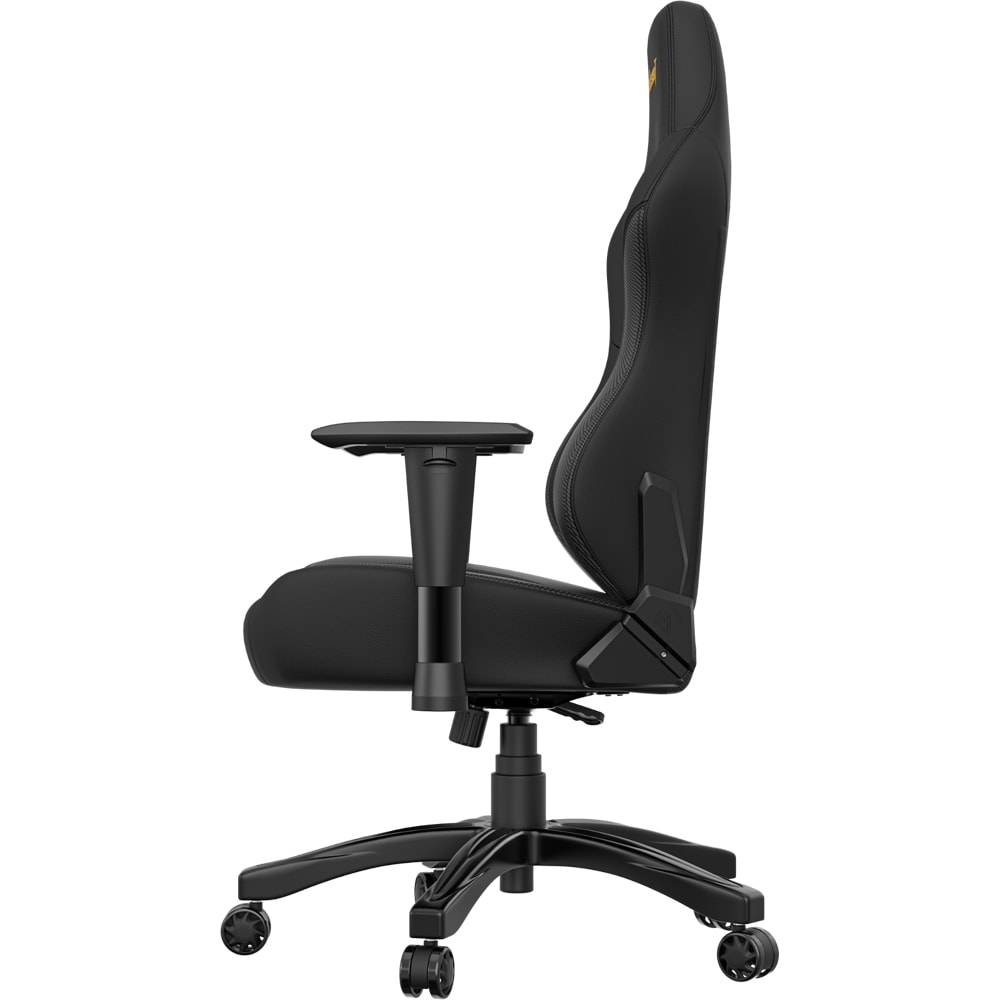 Scaun Gaming ANDA SEAT Phantom 3 L, piele sintetica, negru-auriu