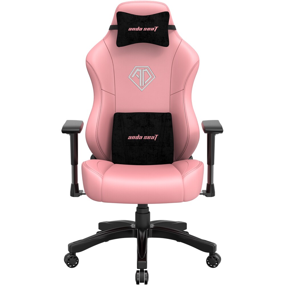 Scaun Gaming ANDA SEAT Phantom 3 L, piele sintetica, roz