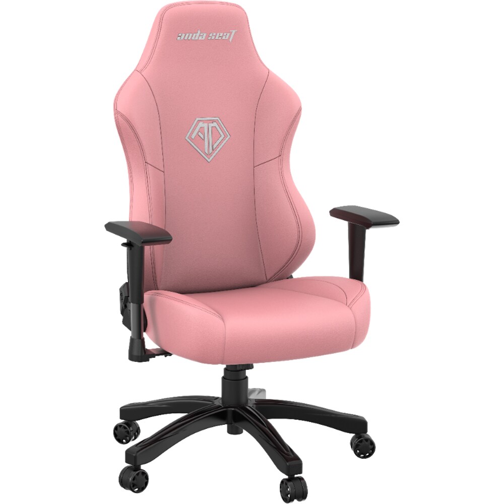 Scaun Gaming ANDA SEAT Phantom 3 L, piele sintetica, roz