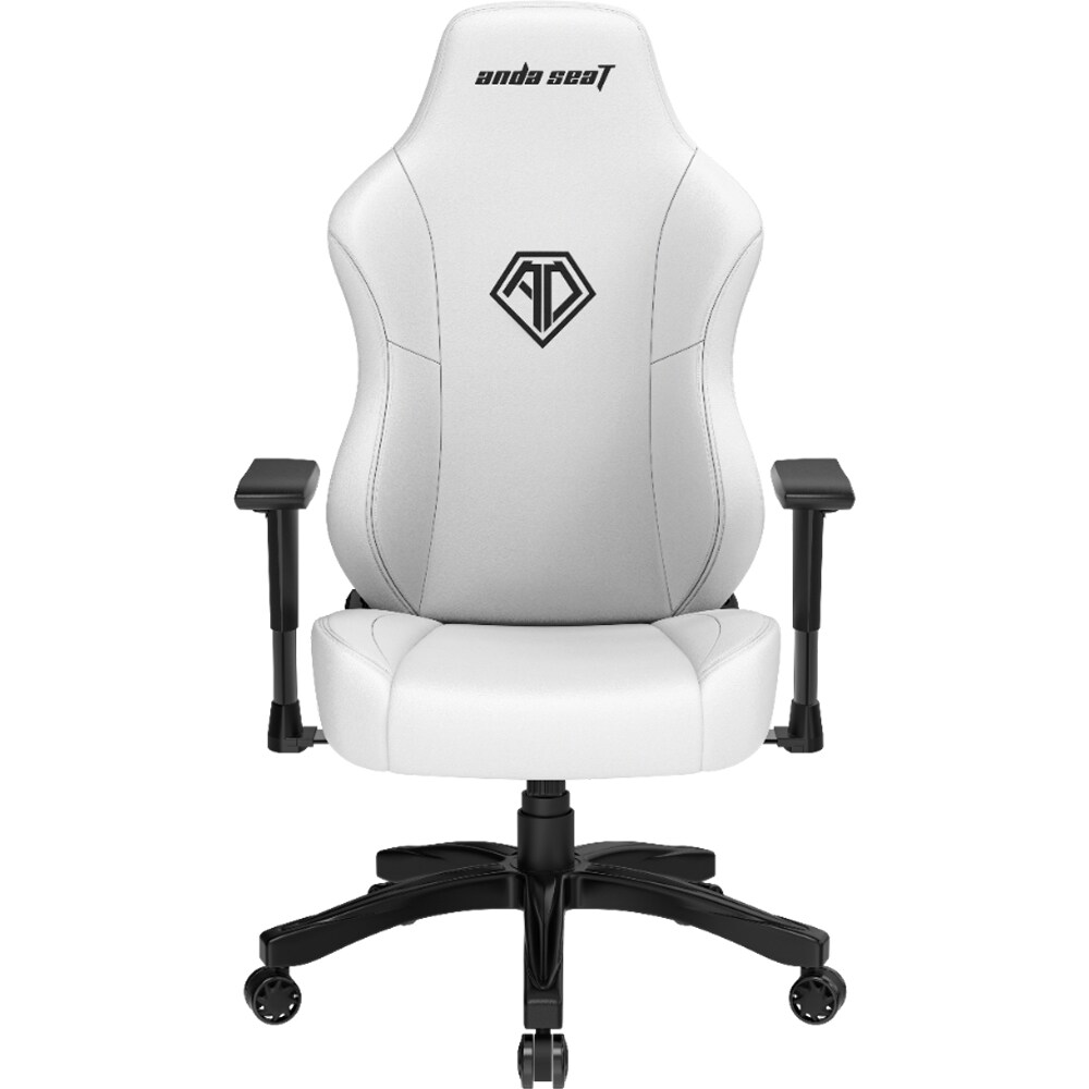 Scaun Gaming ANDA SEAT Phantom 3 L, piele sintetica, alb