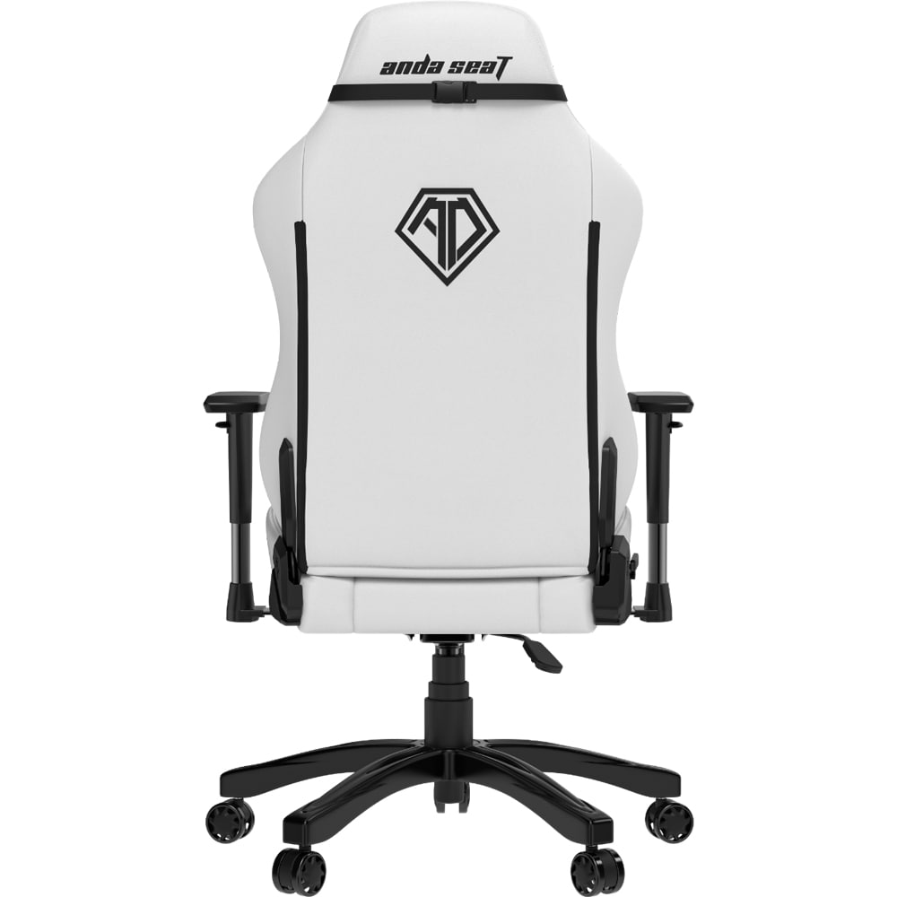 Scaun Gaming ANDA SEAT Phantom 3 L, piele sintetica, alb