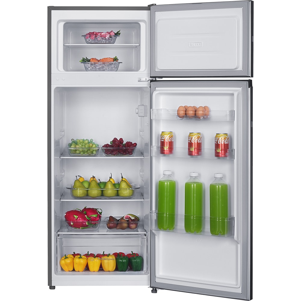 Frigider cu doua usi ARCTIC AD54206M40SS, 206 l, H 143 cm, Clasa D, argintiu