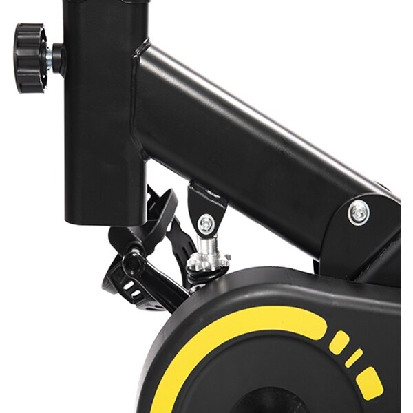 Bicicleta spinning TECHFIT SBK2500, volanta 15kg, 10 trepte, greutate suportata 120kg