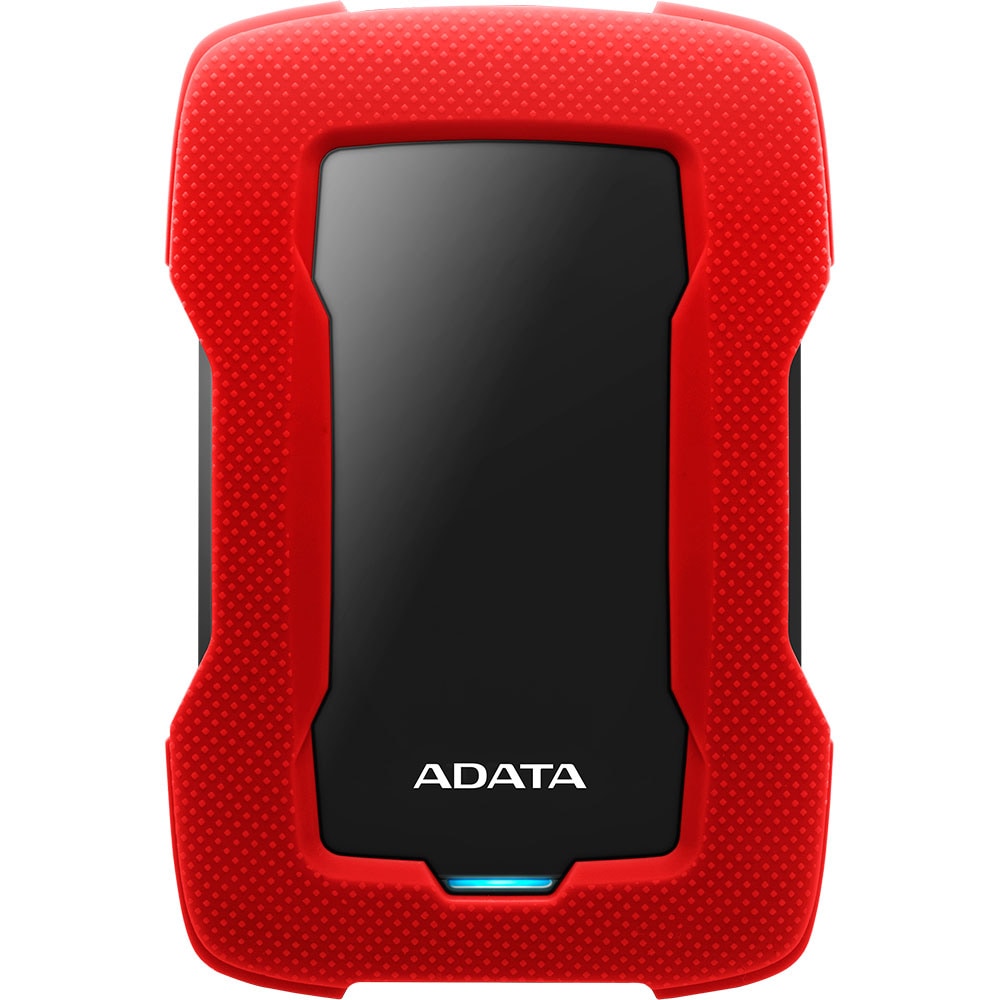 Hard Disk extern ADATA HD330, 2TB, USB 3.2, rosu