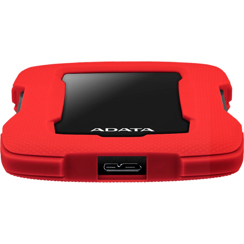 Hard Disk extern ADATA HD330, 2TB, USB 3.2, rosu