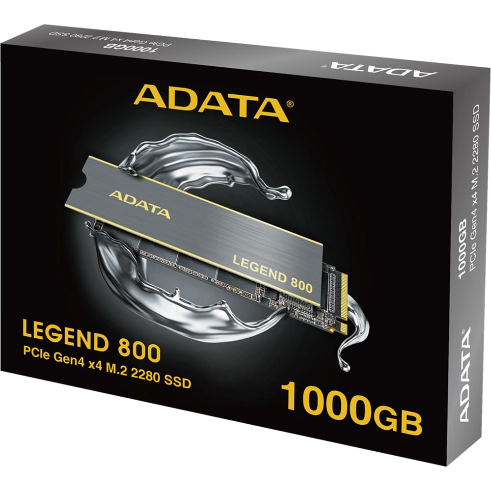 Solid-State Drive (SSD) ADATA Legend 800, 1TB, PCI Express 4.0 x4, M.2, ALEG-800-1000GCS