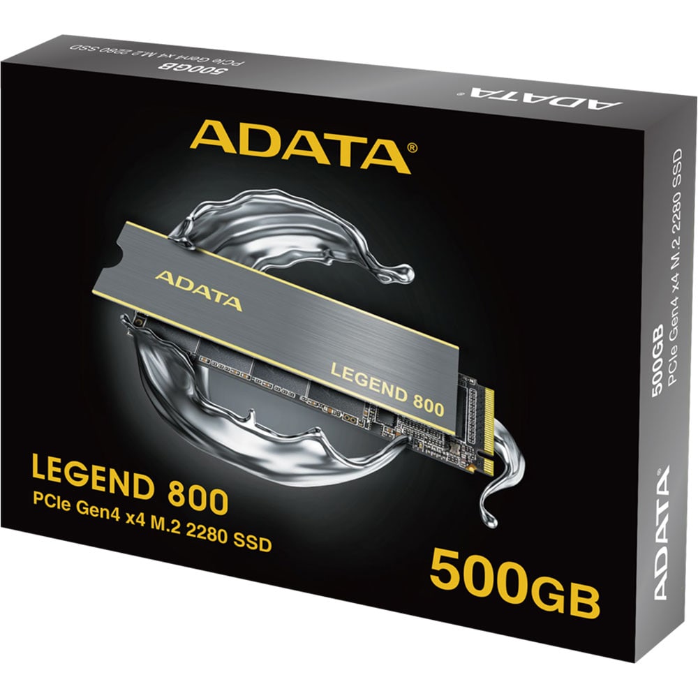 Solid-State Drive (SSD) ADATA Legend 800, 500GB, PCI Express 4.0 x4, M.2, ALEG-800-500GCS