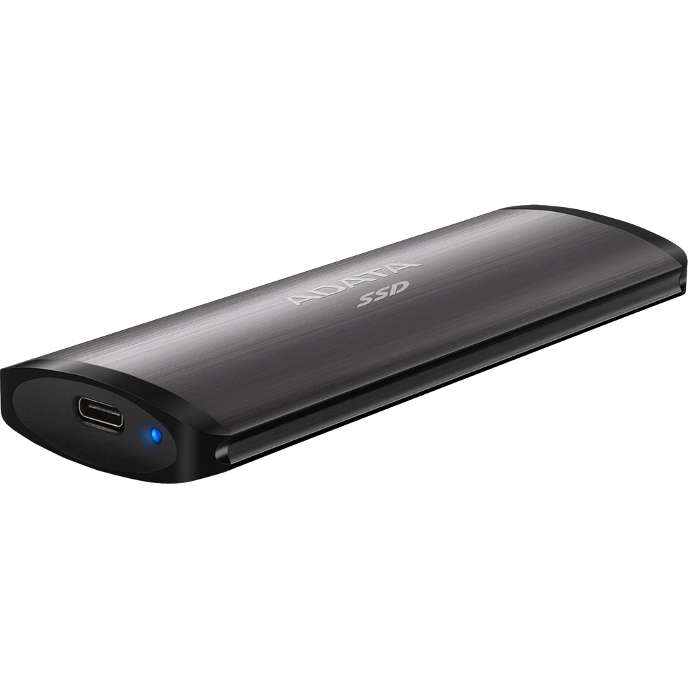 SSD extern ADATA SE760, 512GB, USB 3.2 Gen 2 Type-C, gri