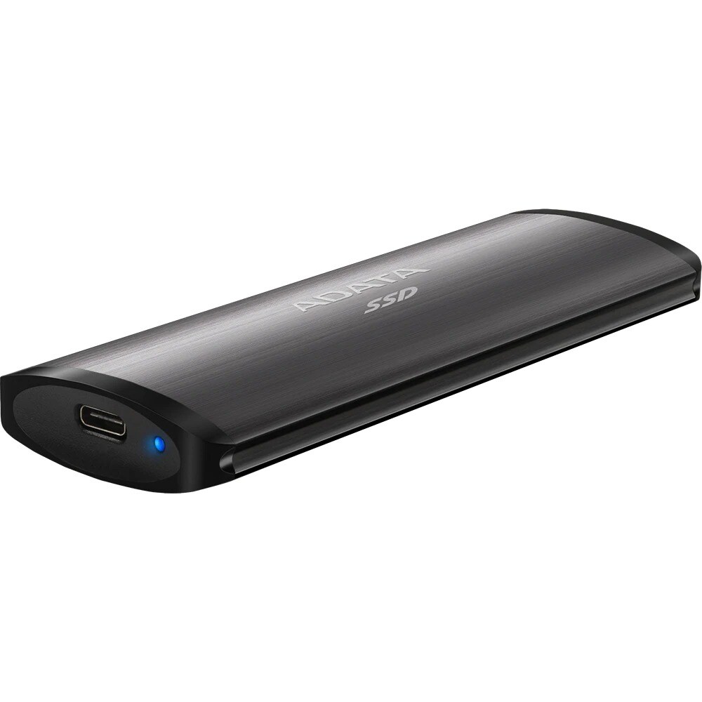 SSD extern ADATA SE760, 2TB, USB 3.2 Gen 2 Type-C, gri