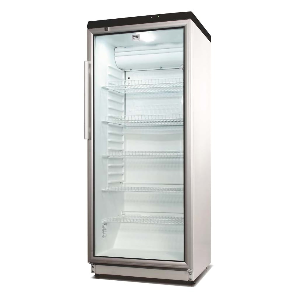 Vitrina frigorifica BEKO PROFESSIONAL ADN 202/1 BP, 275 l, H 145 cm, Clasa E, alb