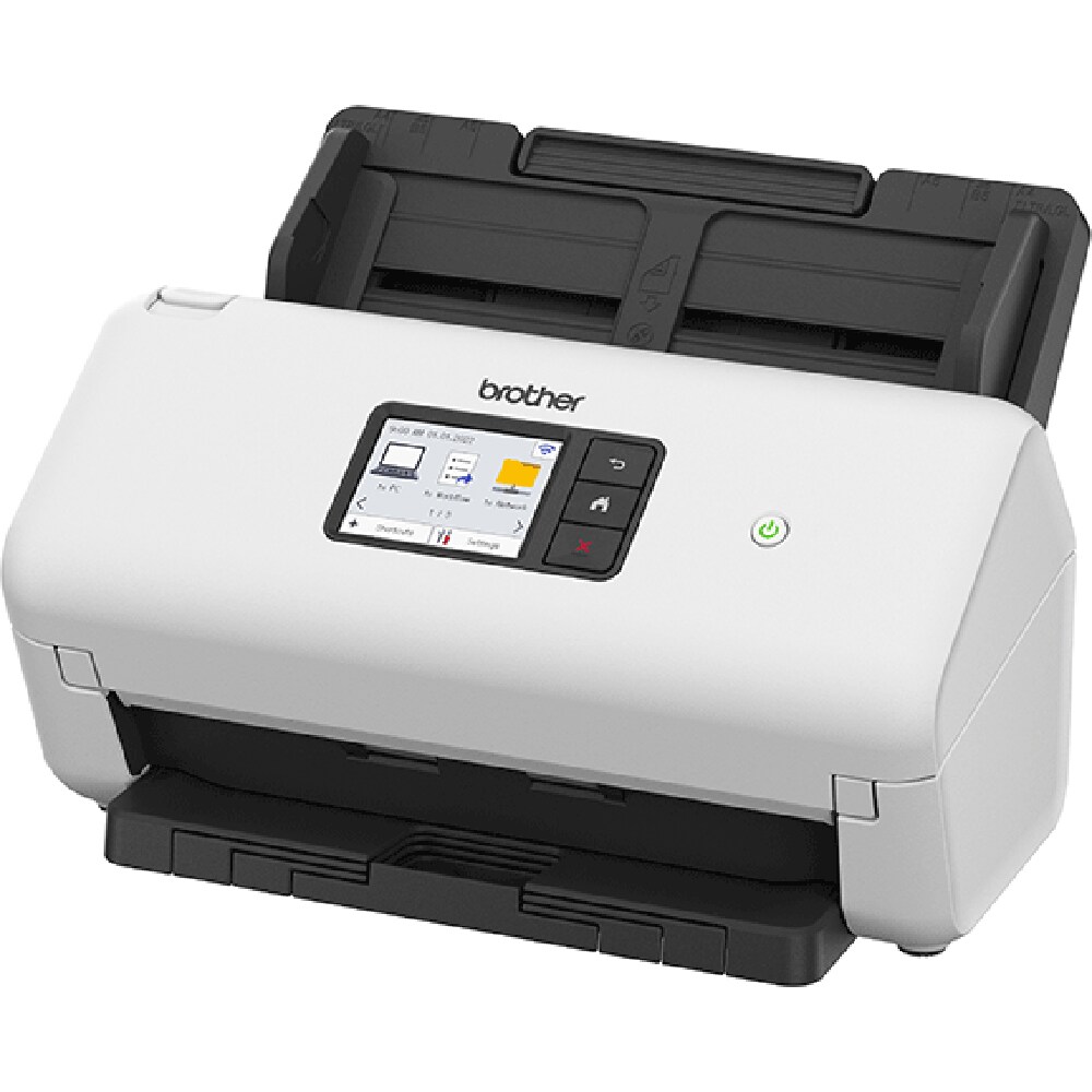 Scaner BROTHER ADS-4550W, A4, USB, Retea, Wi-Fi, alb