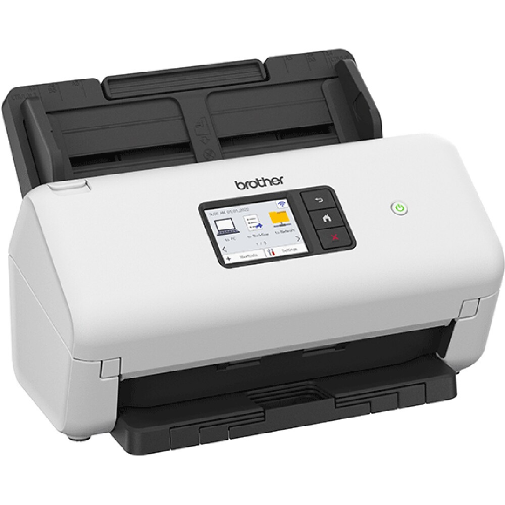 Scaner BROTHER ADS-4550W, A4, USB, Retea, Wi-Fi, alb