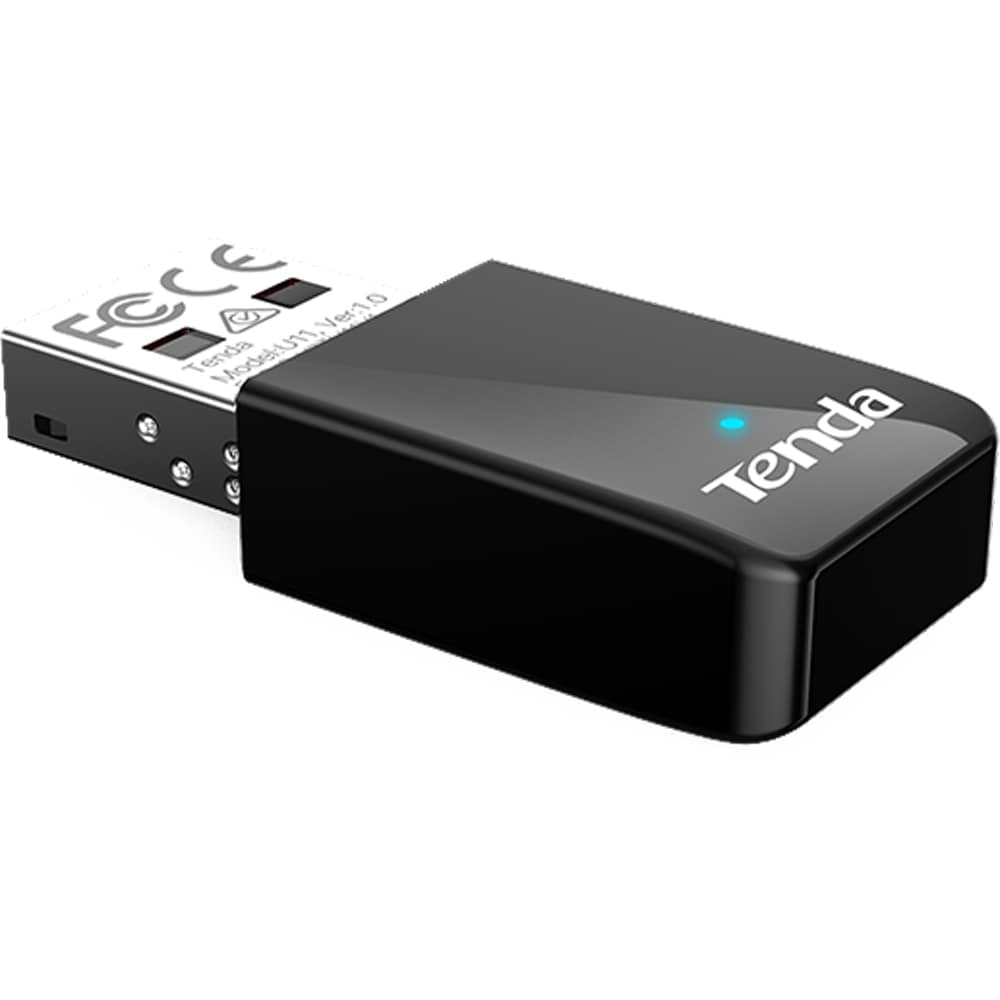 Adaptor USB Wireless TENDA U11 AX900, Dual-Band 286 + 600 Mbps, negru