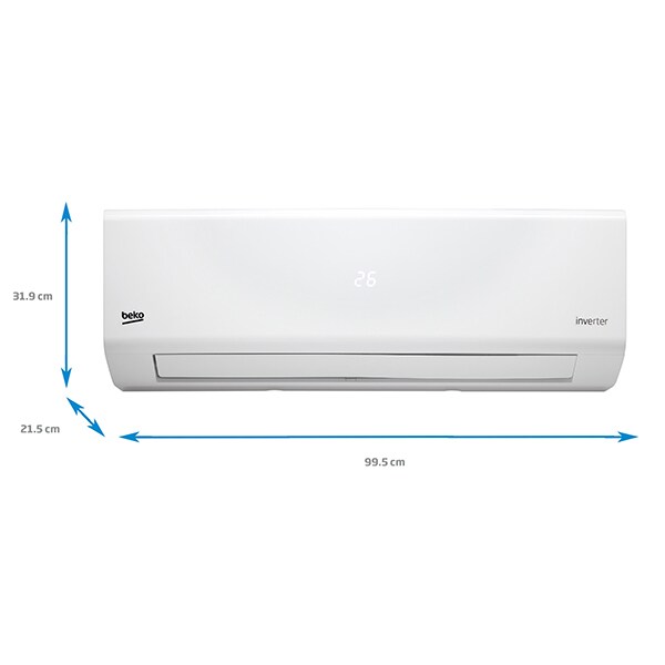 Aer conditionat BEKO BEVPI180, 18000 BTU, A++/A+, Inverter, kit instalare inclus, alb