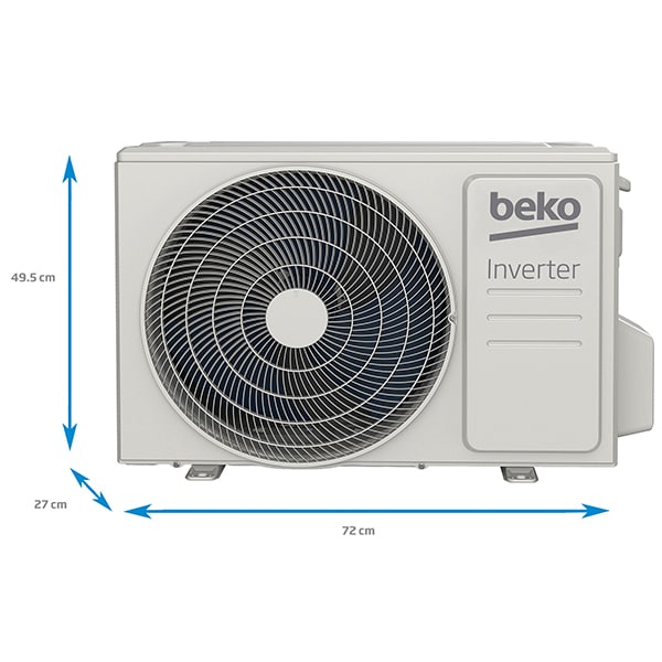 Aer conditionat BEKO BRHPG120, 12000 BTU, A++/A+, Functie Incalzire, Inverter, Wi-Fi, kit instalare inclus, alb