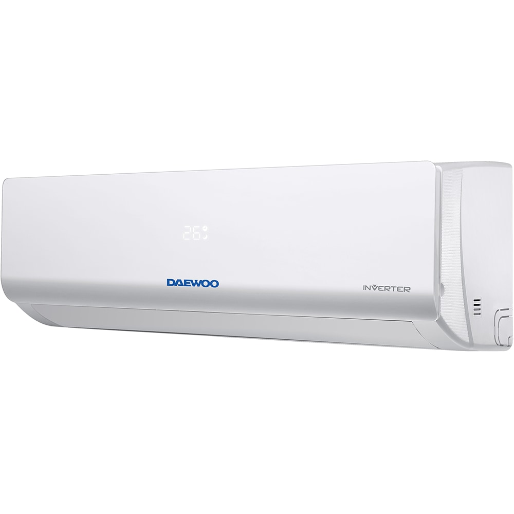 Aer conditionat DAEWOO DAC-09CHSDW-NK, A++/A+++, 9000BTU, Wi-Fi, Functie Incalzire, Inverter, Afisaj, alb