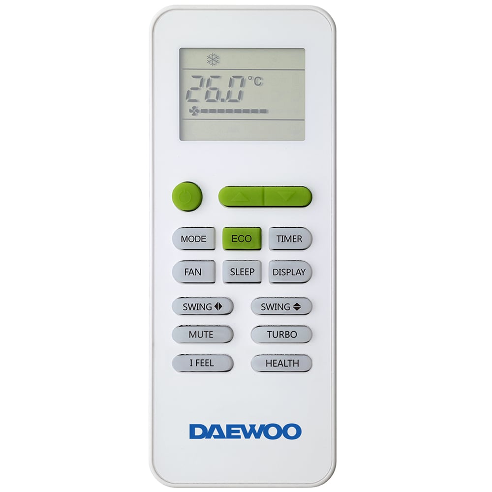 Aer conditionat DAEWOO DAC-09CHSDW-NK, A++/A+++, 9000BTU, Wi-Fi, Functie Incalzire, Inverter, Afisaj, alb