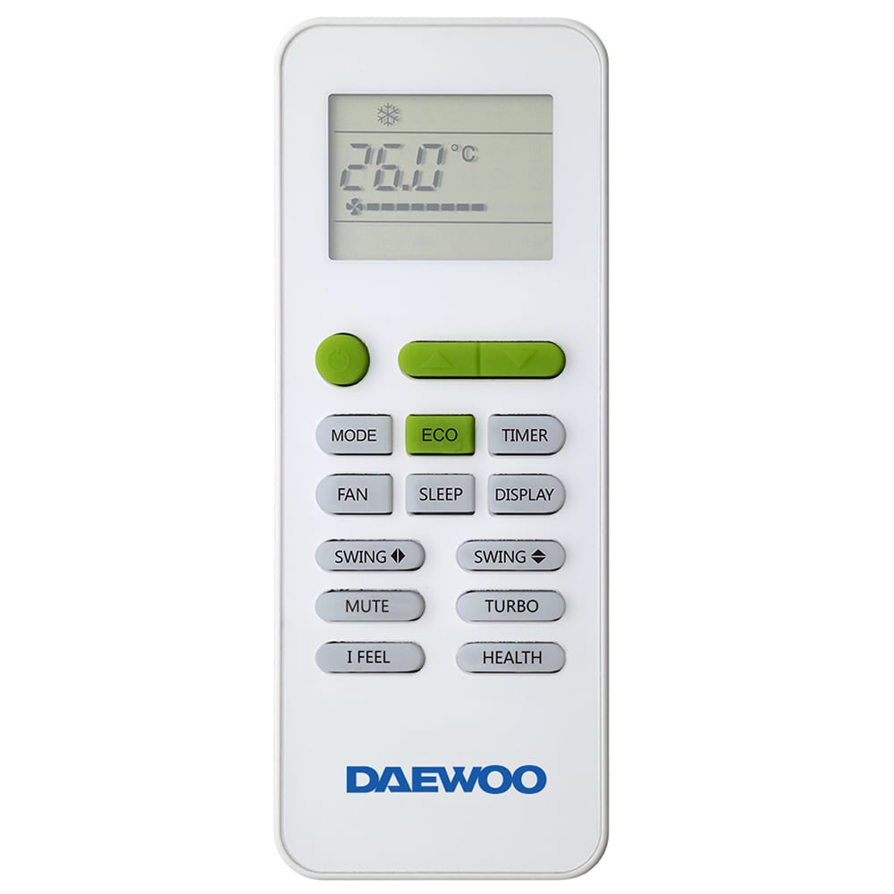 Aer conditionat DAEWOO DAC-12CHSDW-NK, A++/A+++, 12000 BTU, Wi-Fi, Functie Incalzire, Inverter, Afisaj, alb