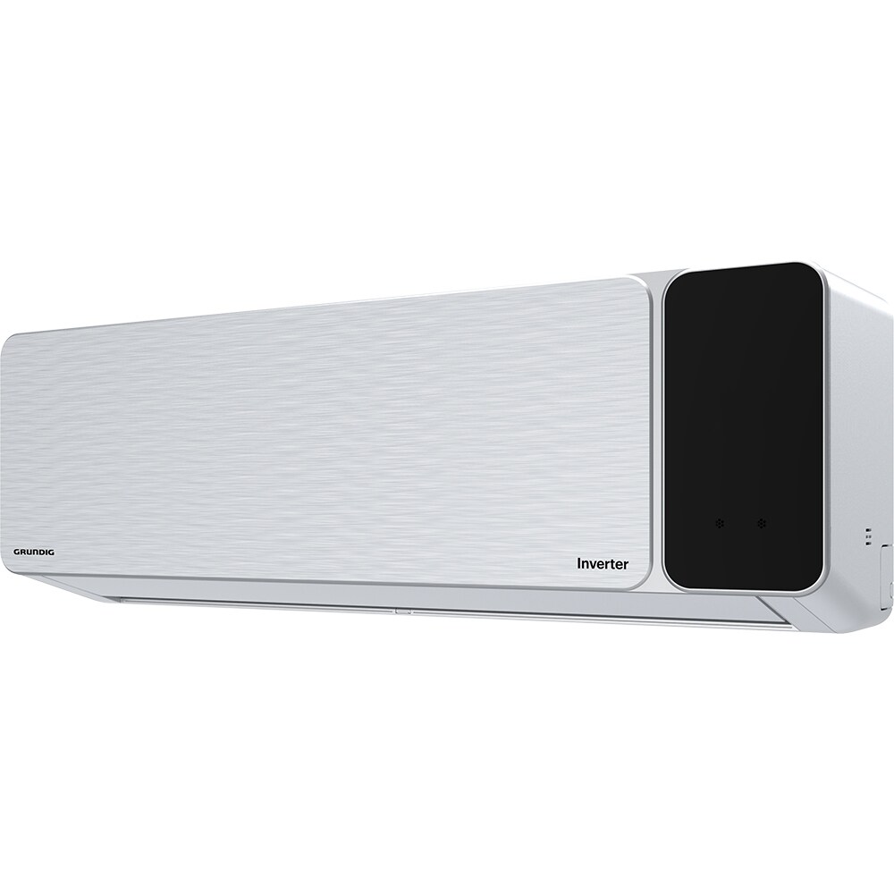 Aer conditionat GRUNDIG GEEPDH120, 12000 BTU, A+++/A++, Wi-Fi, Functie Incalzire, Inverter, kit instalare inclus, argintiu