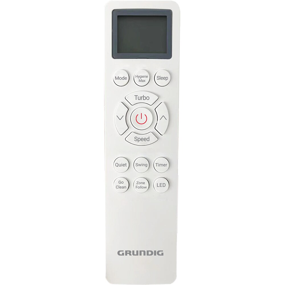 Aer conditionat GRUNDIG GEEPDH120, 12000 BTU, A+++/A++, Wi-Fi, Functie Incalzire, Inverter, kit instalare inclus, argintiu