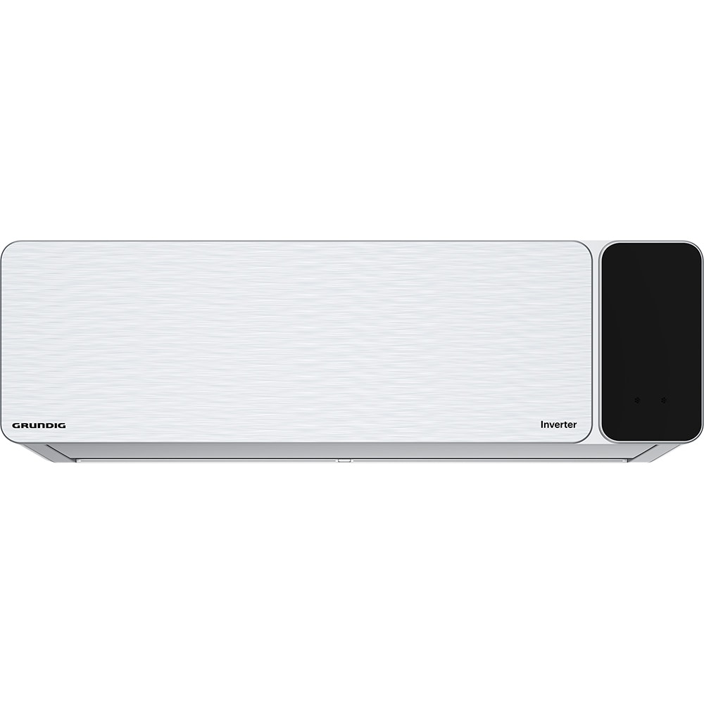 Aer conditionat GRUNDIG GEEPDH125,12000 BTU,A+++/A++, Wi-Fi, Functie Incalzire, Inverter, kit instalare inclus, argintiu