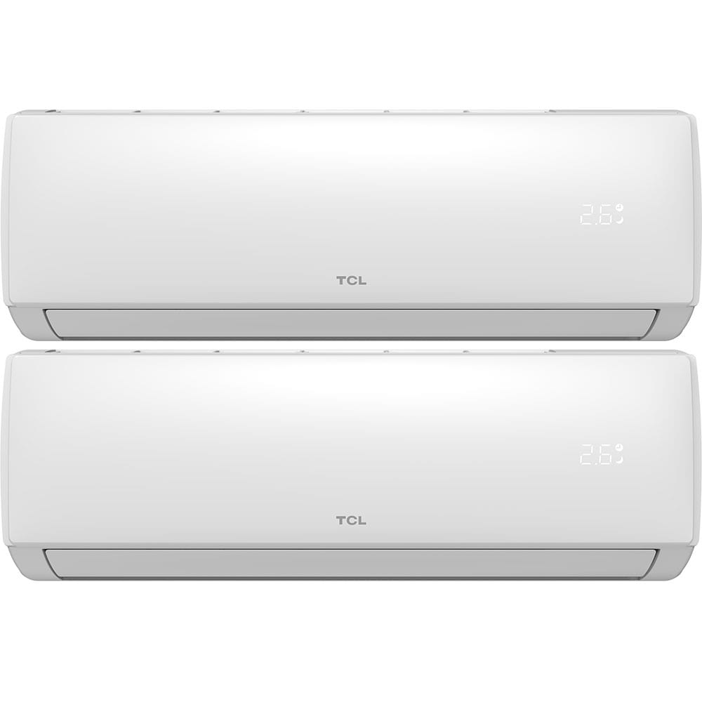 Sistem aer conditionat pentru 2 incaperi TCL FMA-14I2HD99, 9000/9000BTU, A++/A+, Wi-Fi, Inverter, Unitate externa 14000BTU, alb
