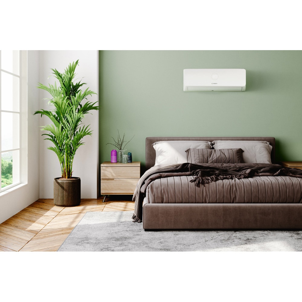Sistem aer conditionat pentru 2 incaperi BOSCH Climate 3200i, 9000/12000 BTU, A++/A+, Inverter, Unitate externa 18000 BTU, Afisaj, alb