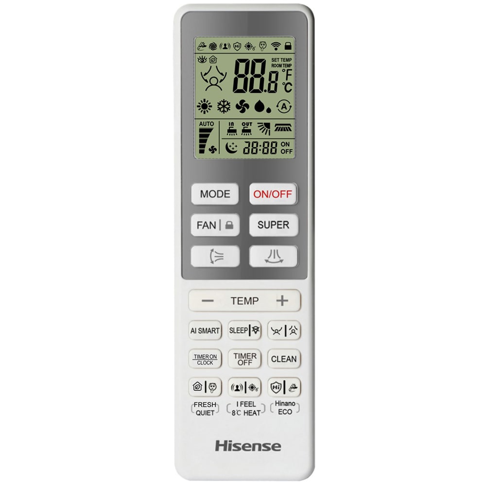 Aer conditionat HISENSE Fresh Air, 12000 BTU,  A+++/A++, Functie Incalzire, Wi-Fi, alb